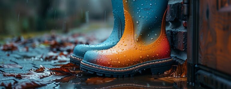 Les bottes de pluie : l&rsquo;accessoire incontournable des jours gris