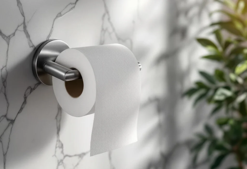 Porte-papier toilette sans perçage : les secrets d’une installation simple et élégante