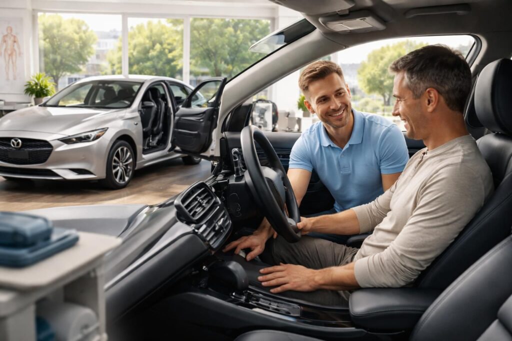 Kinésithérapie et mobilité : les voitures ergonomiques Honda Civic et Mazda 3 pour préserver votre dos