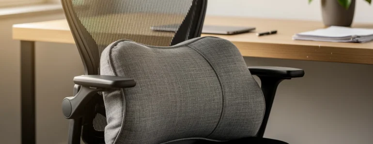 Coussin lombaire pour fauteuil de bureau : le secret d’une posture saine au travail Coussin lombaire pour fauteuil de bureau : le secret d’une posture saine au travail