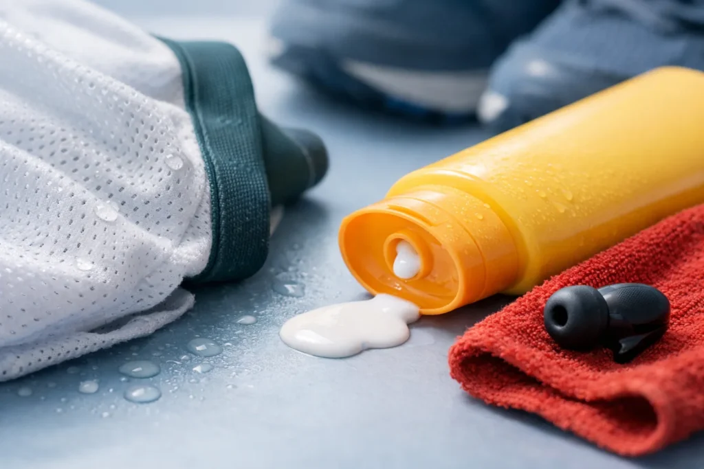 La peau du sportif : frottements, sueur, soleil